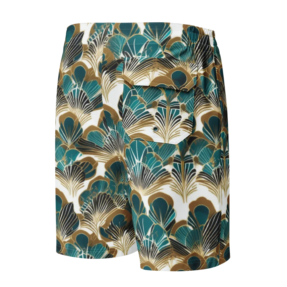 Aurum Botanica on Men's Board Shorts — Back