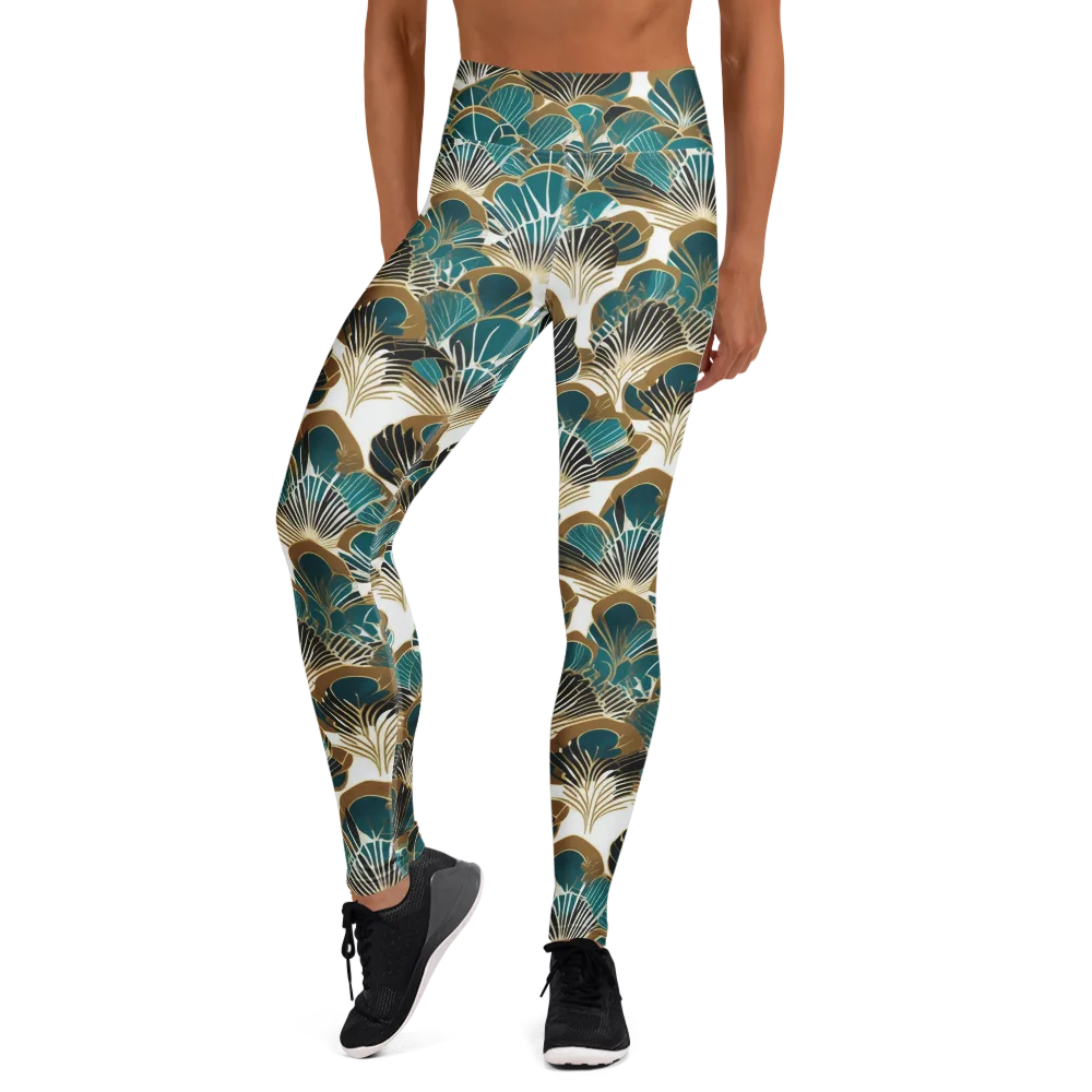 Aurum Botanica on Yoga Leggings — Front