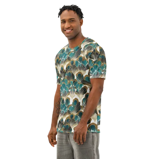 Aurum Botanica on a Men's Cotton Crew Neck T-Shirt