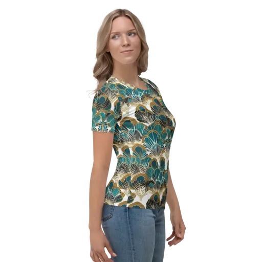 Aurum Botanica on a Women's Crew Neck T-Shirt