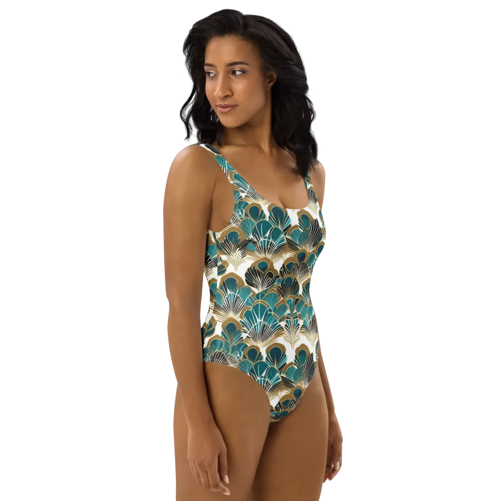 Aurum Botanica on One-Piece Swimsuit — Right