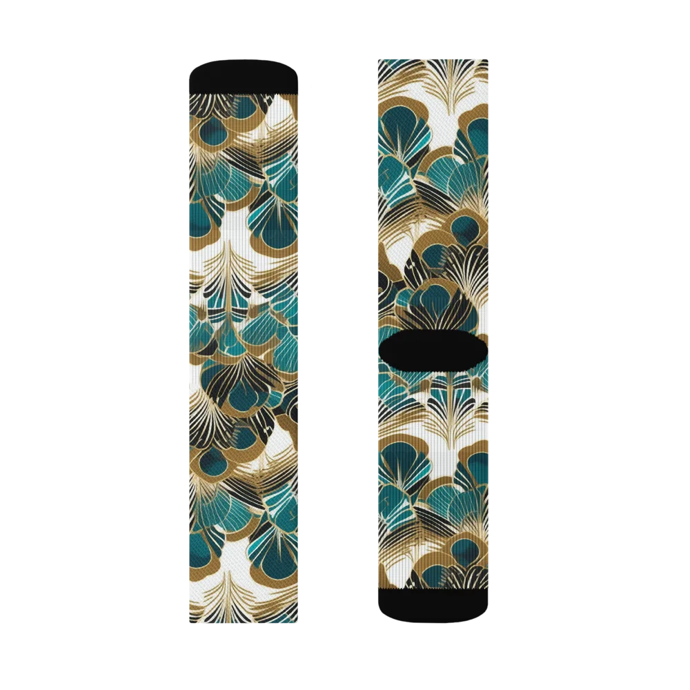 Aurum Botanica on Socks — Right Sock