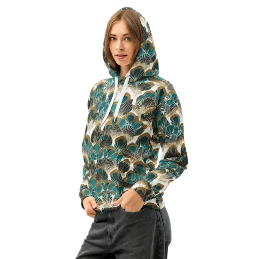 Aurum Botanica on a Cotton Hoodie