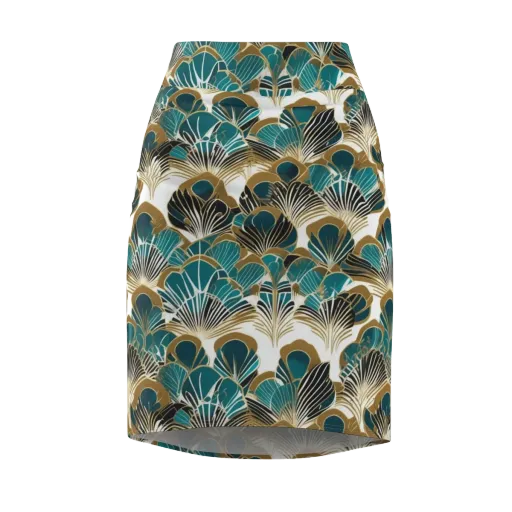 Aurum Botanica on a Pencil Skirt