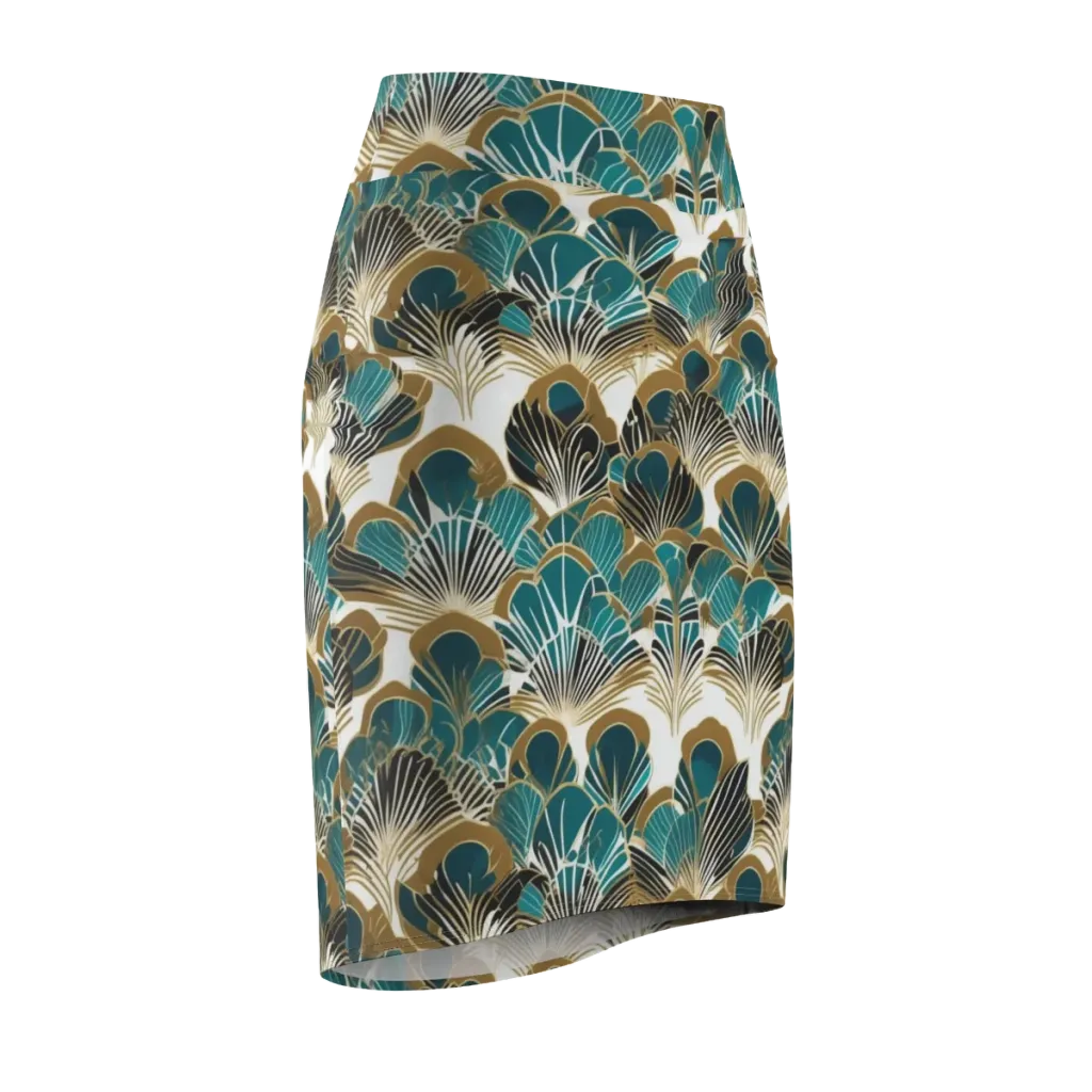 Aurum Botanica on Pencil Skirt — Front Side