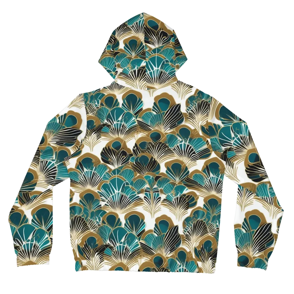 Aurum Botanica on Women's Full-Zip Hoodie — Back