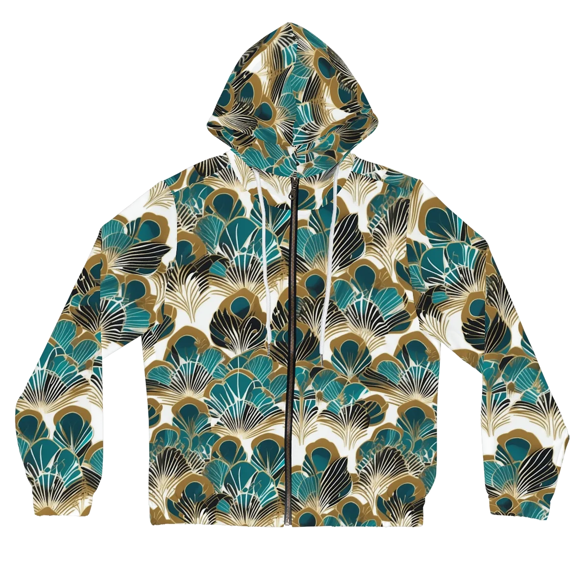 Aurum Botanica on Women's Full-Zip Hoodie — Front