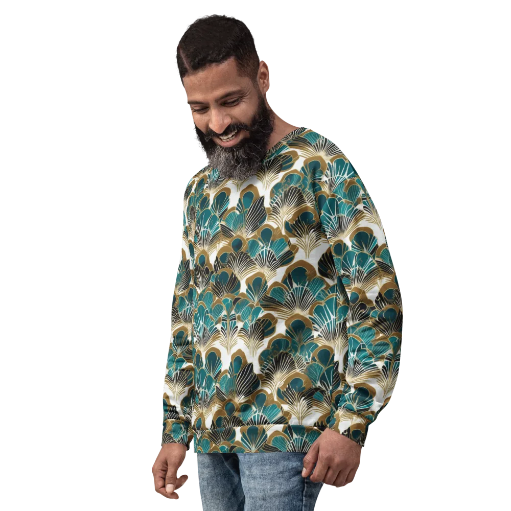 Aurum Botanica on Sweatshirt — Left Front
