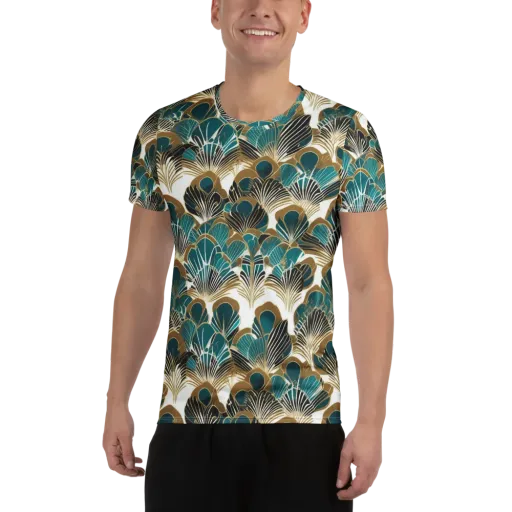 Aurum Botanica on a Men's Athletic T-Shirt