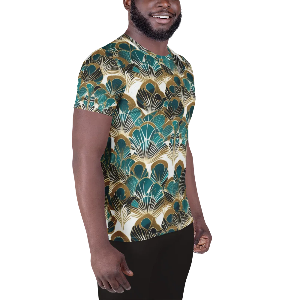 Aurum Botanica on Men's Athletic T-Shirt — Right
