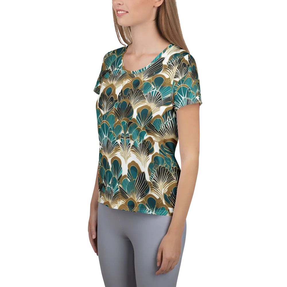 Aurum Botanica on Women's Athletic T-Shirt — Left