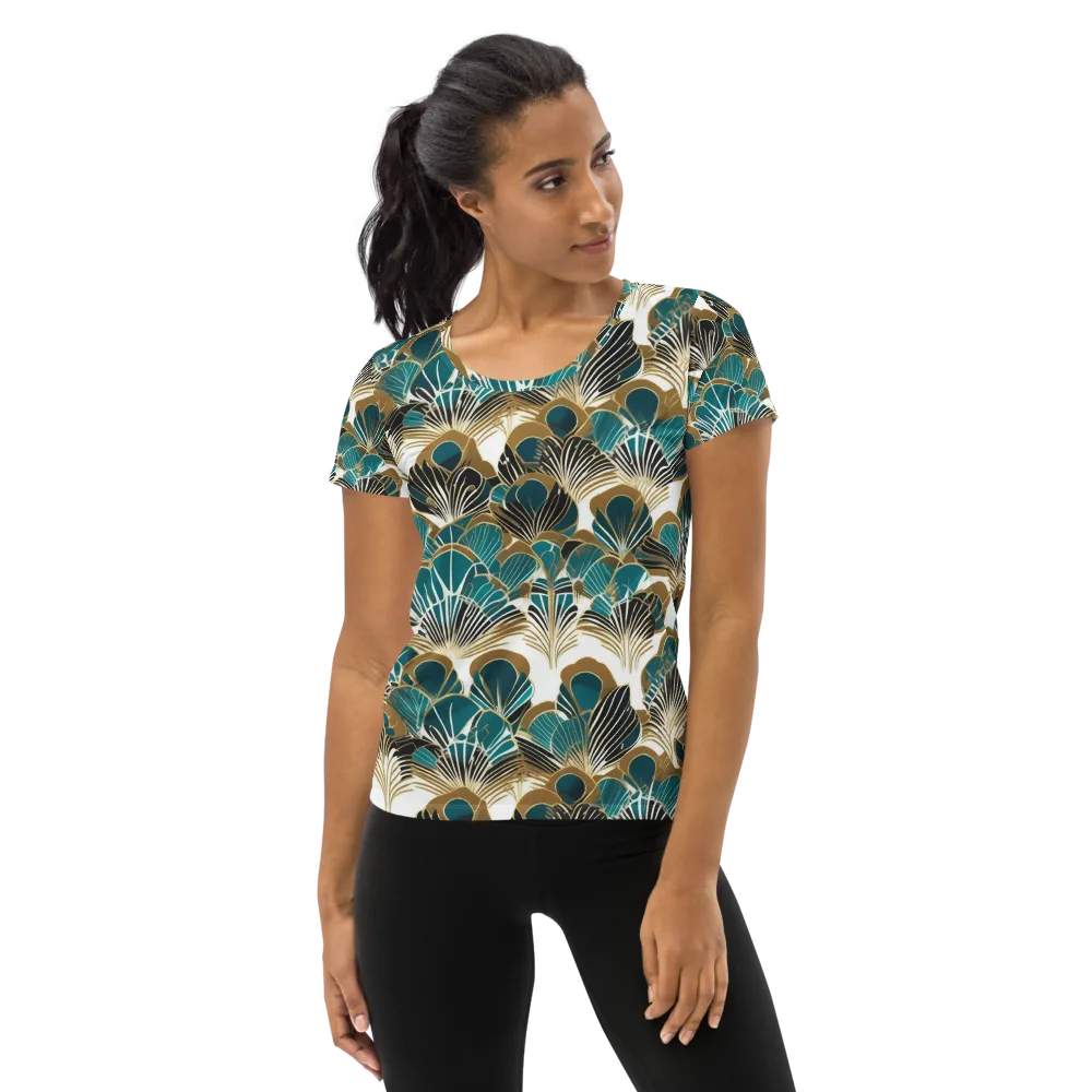 Aurum Botanica on Women's Athletic T-Shirt — Front