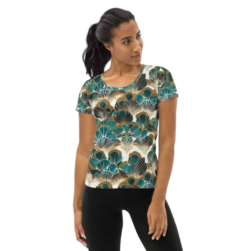 Aurum Botanica on a Women's Athletic T-Shirt