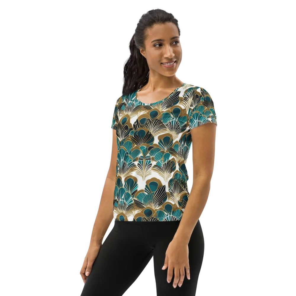 Aurum Botanica on Women's Athletic T-Shirt — Left