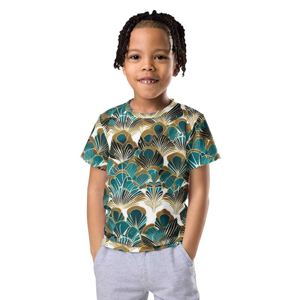 Aurum Botanica on Kids Crew Neck T-Shirt — Front
