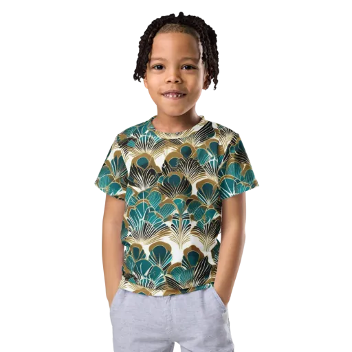Aurum Botanica on a Kids Crew Neck T-Shirt