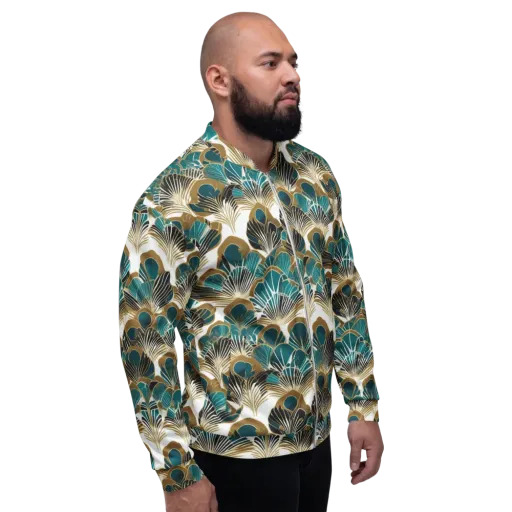 Aurum Botanica on a Bomber Jacket