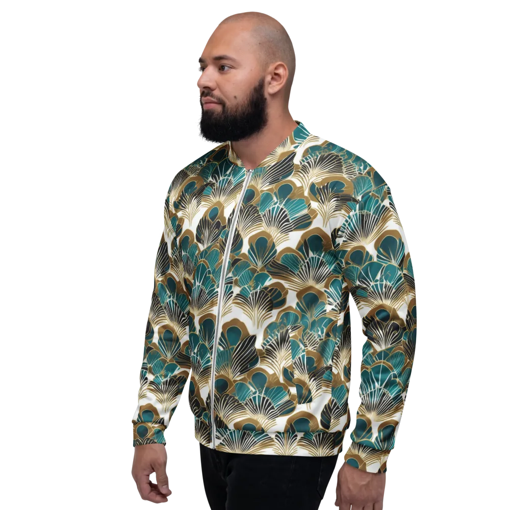 Aurum Botanica on Bomber Jacket — Left