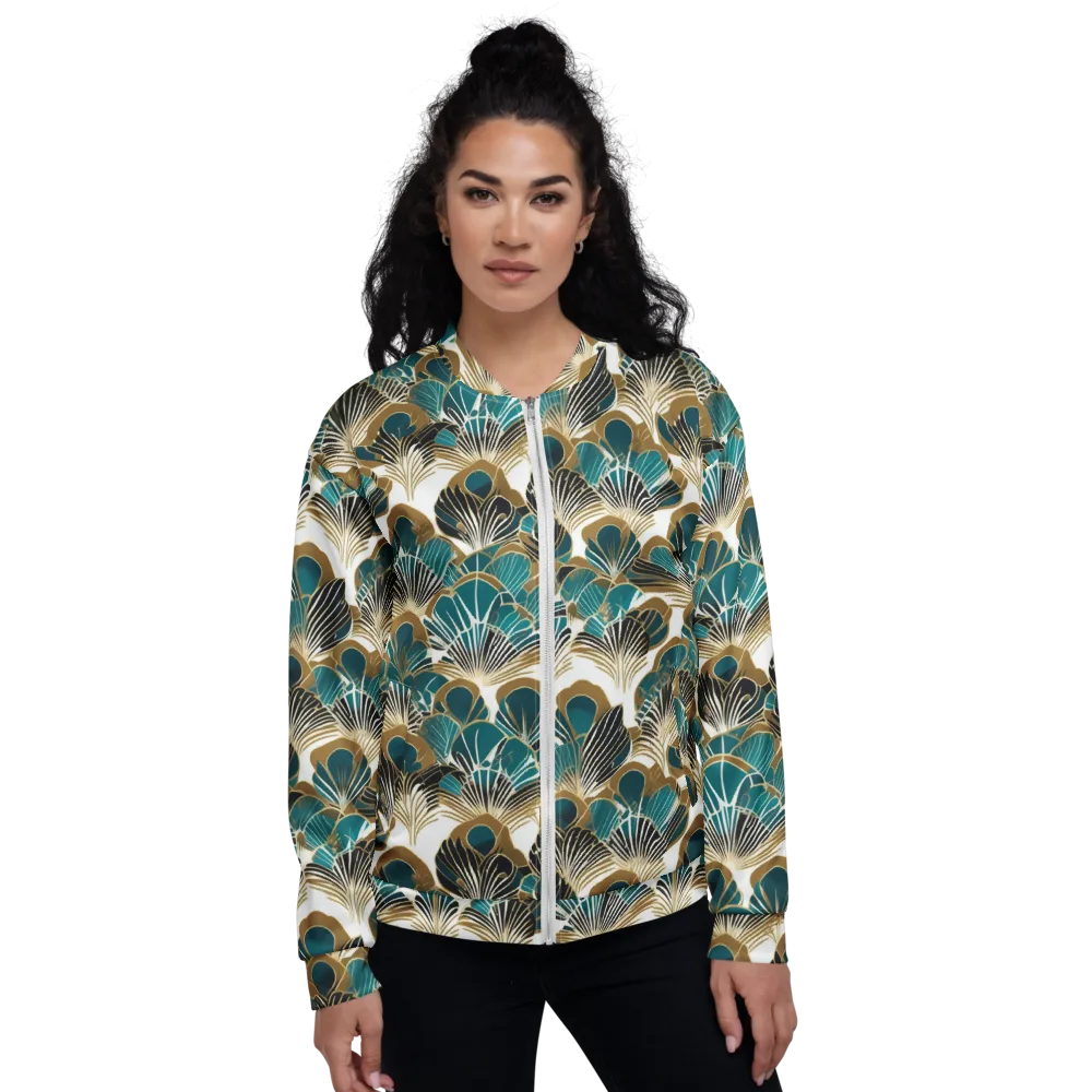 Aurum Botanica on Bomber Jacket — Front