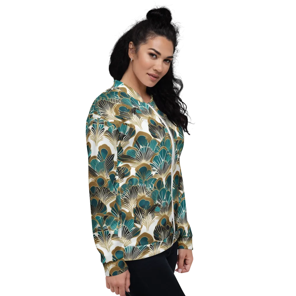 Aurum Botanica on Bomber Jacket — Right