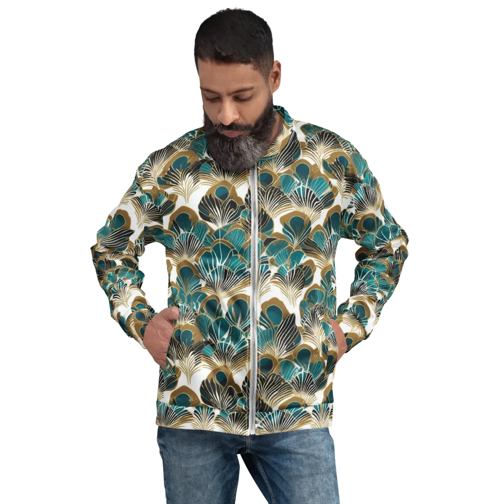 Aurum Botanica on Bomber Jacket — Front