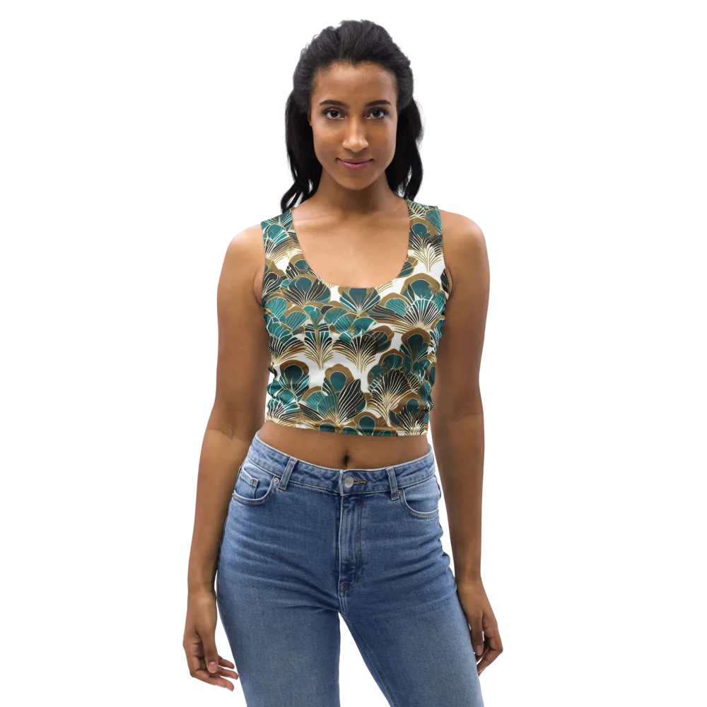 Aurum Botanica on Crop Top — Front