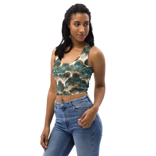 Aurum Botanica on a Crop Top