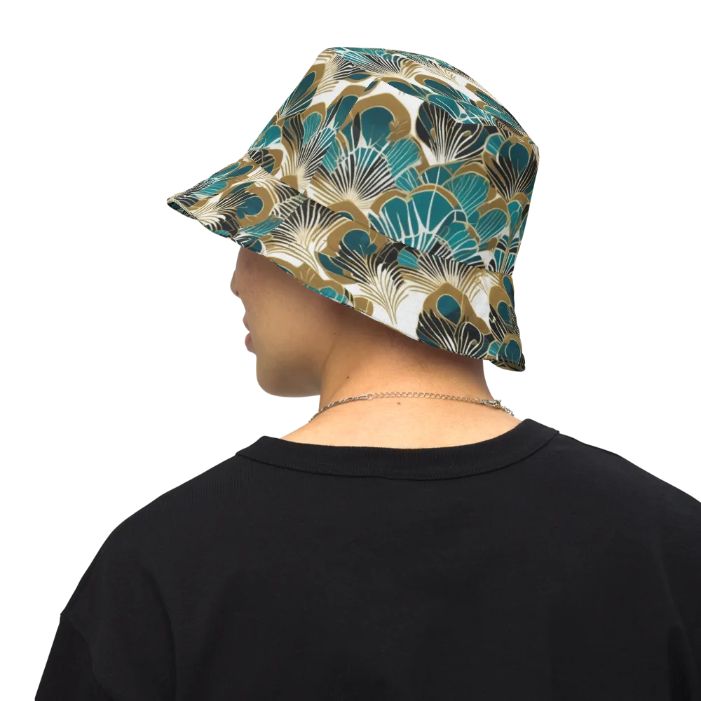 Aurum Botanica on Reversible Bucket Hat — Back Inside