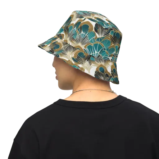 Aurum Botanica on a Reversible Bucket Hat