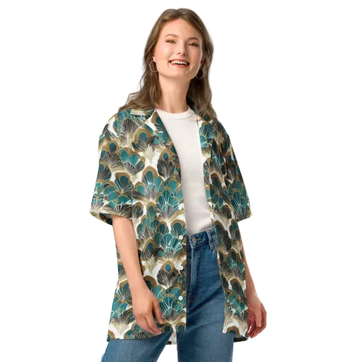 Aurum Botanica on a Button Shirt
