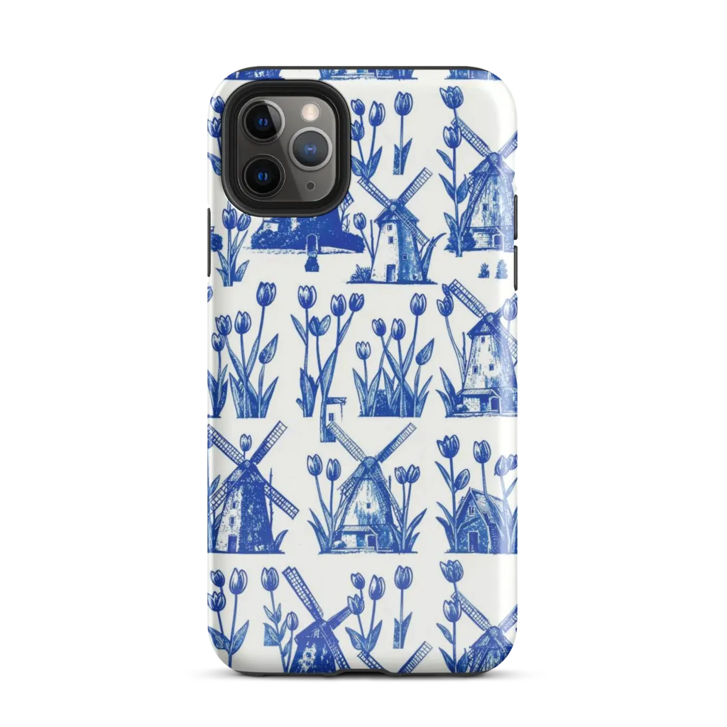 Bluebell Windmills on Tough Case for iPhone® — Front