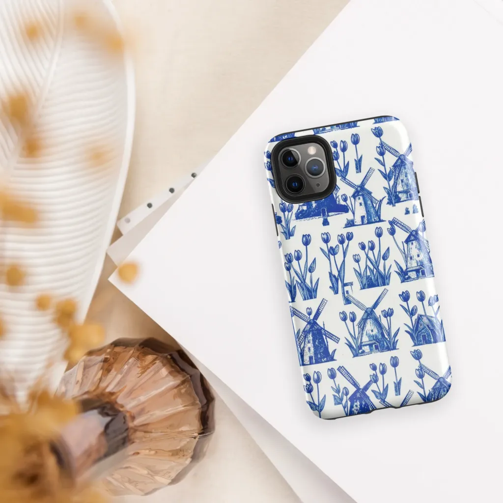 Bluebell Windmills on Tough Case for iPhone® — Front