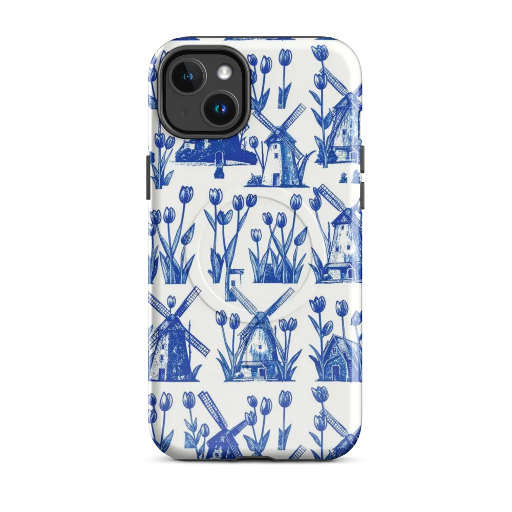 Bluebell Windmills on MagSafe Tough Case for iPhone® — Front