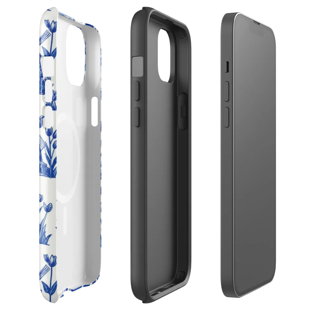 Bluebell Windmills on MagSafe Tough Case for iPhone® — Front