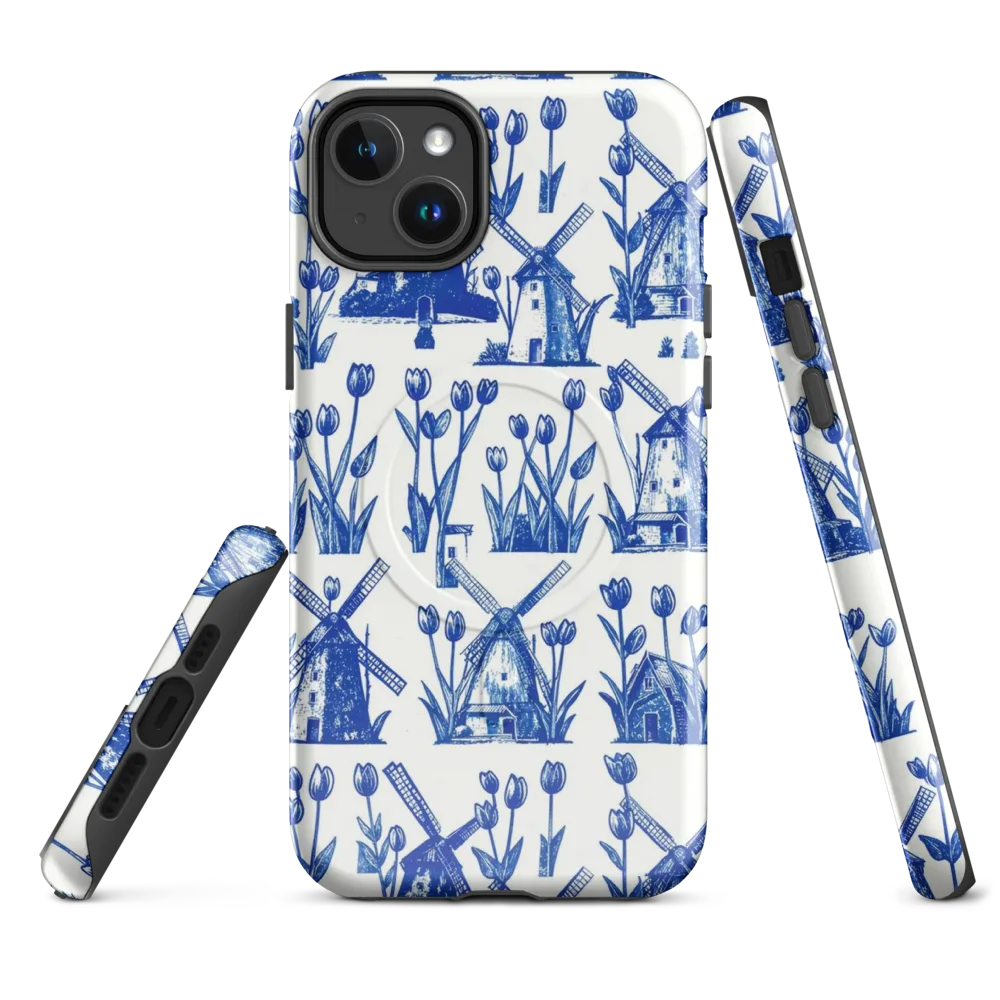 Bluebell Windmills on MagSafe Tough Case for iPhone® — Front