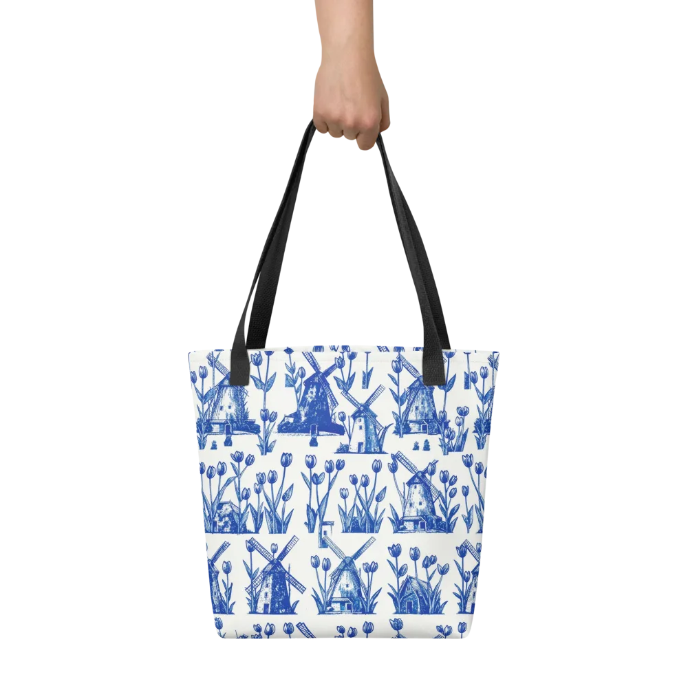 Bluebell Windmills on Tote Bag — Front