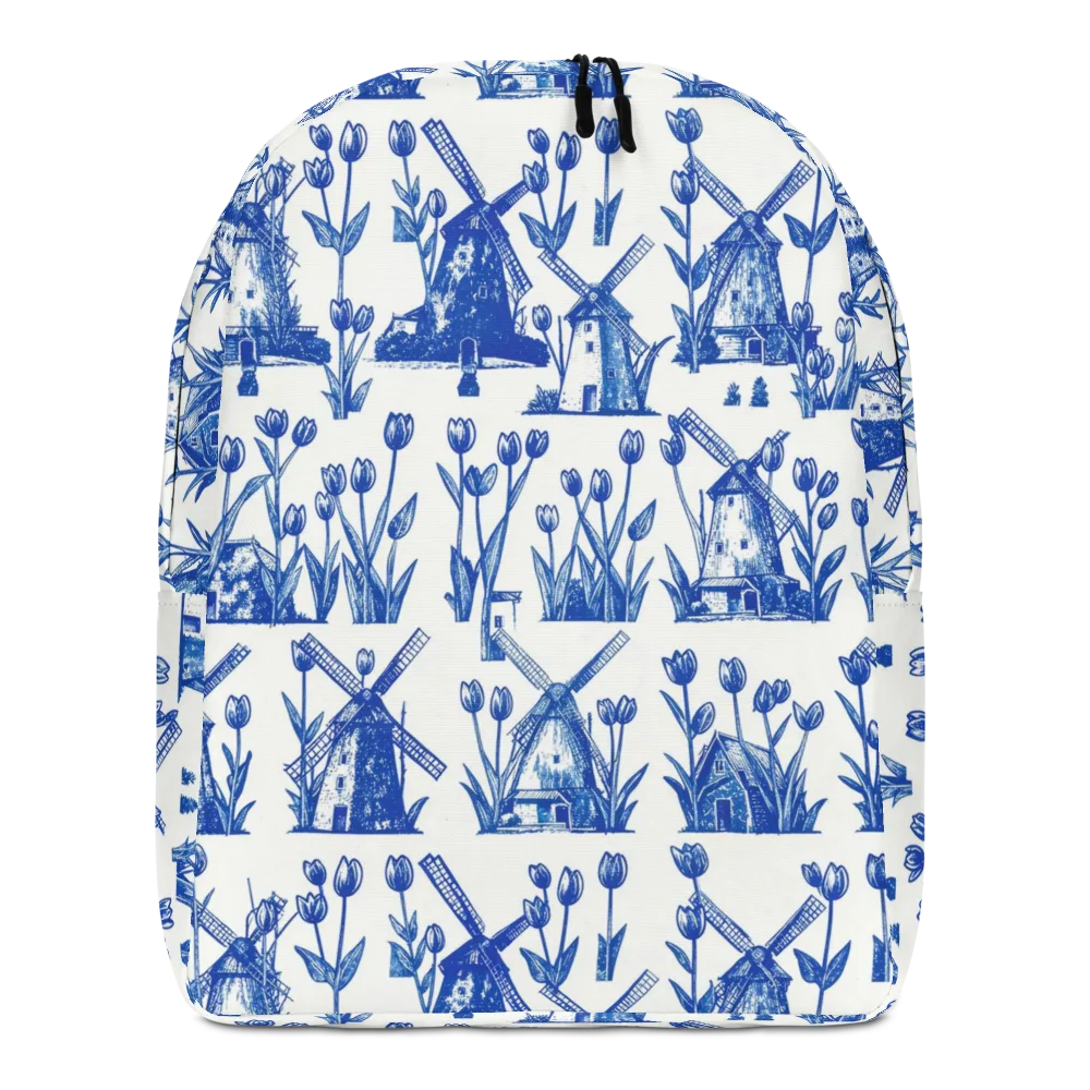 Bluebell Windmills on Minimalist Backpack — Front