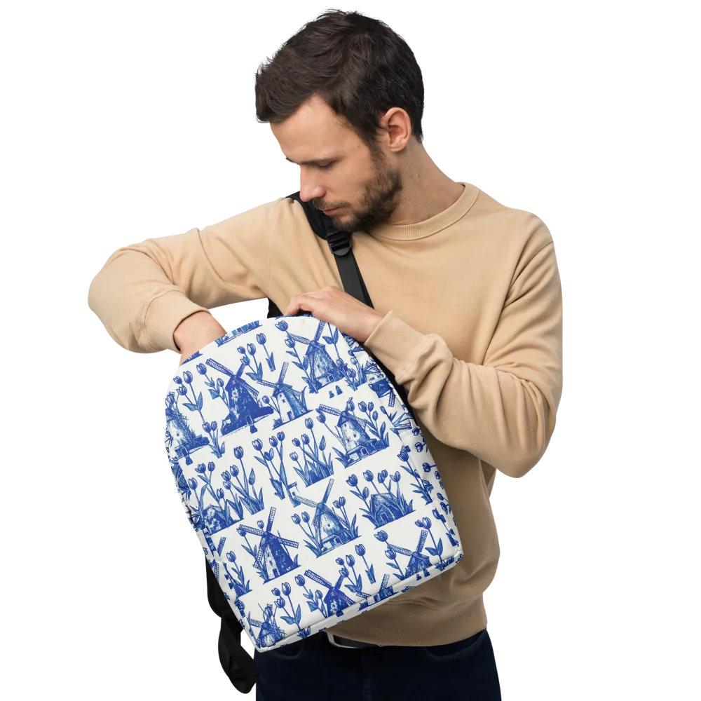 Bluebell Windmills on Minimalist Backpack — Front