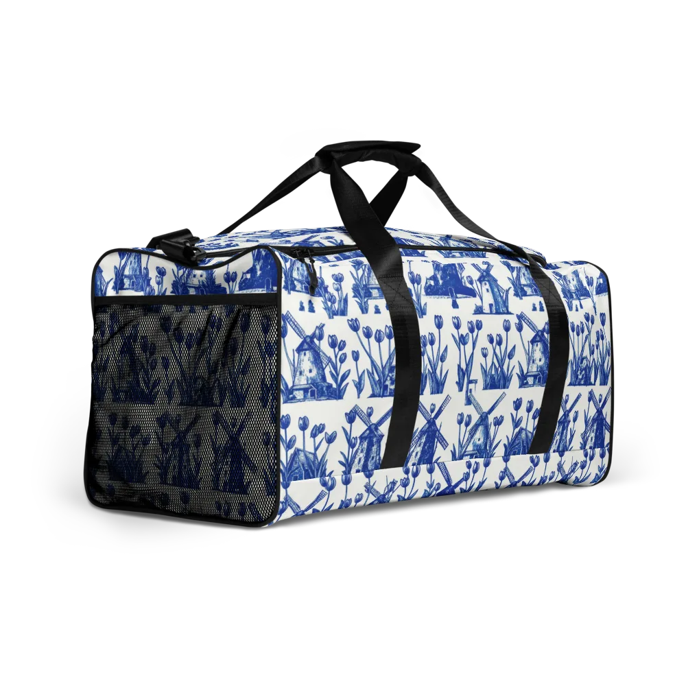Bluebell Windmills on Duffle Bag — Right Front