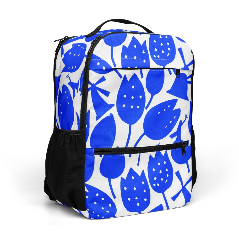 Bluebell Static on Utility Backpack — Right Front