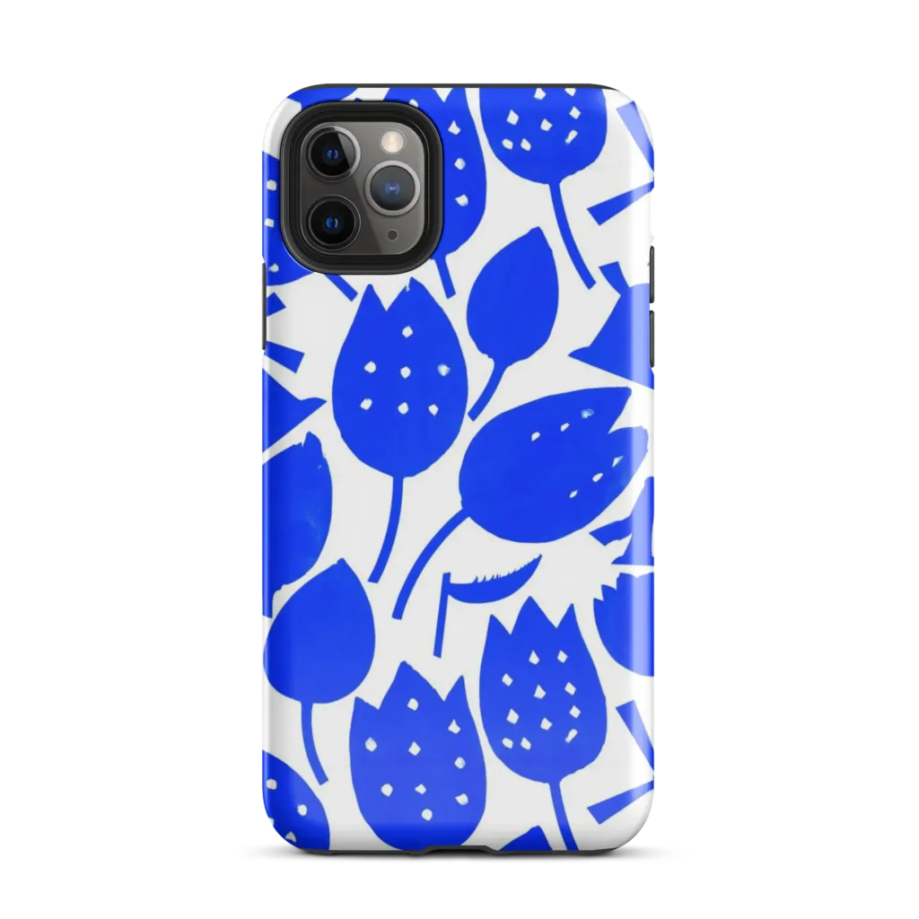 Bluebell Static on Tough Case for iPhone® — Front