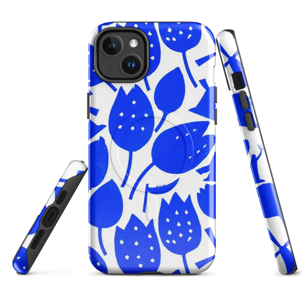 Bluebell Static on MagSafe Tough Case for iPhone® — Front