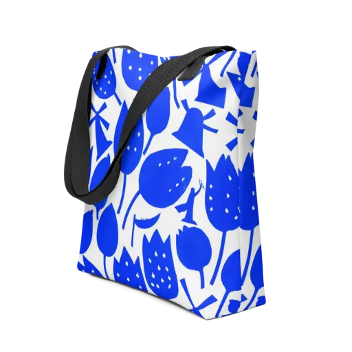 Bluebell Static on a Tote Bag