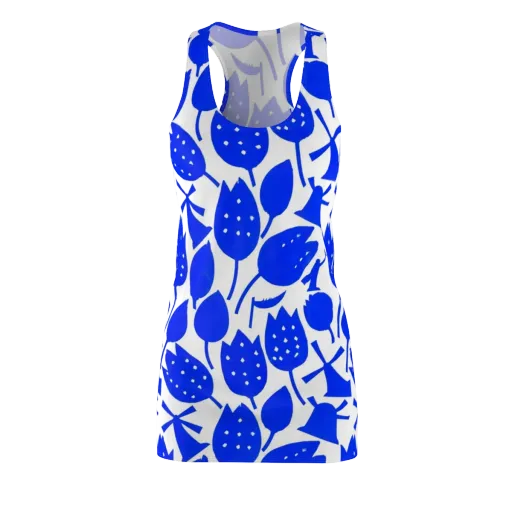 Bluebell Static on a Racerback Dress