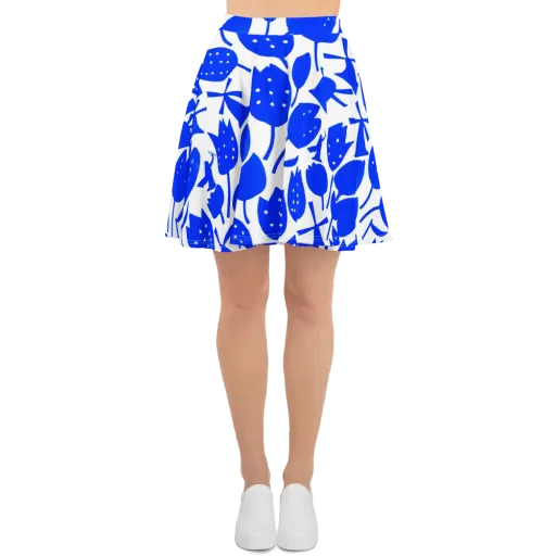 Bluebell Static on a Skater Skirt