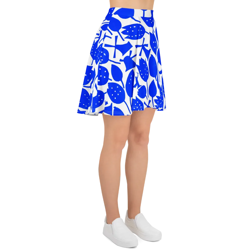 Bluebell Static on Skater Skirt — Right