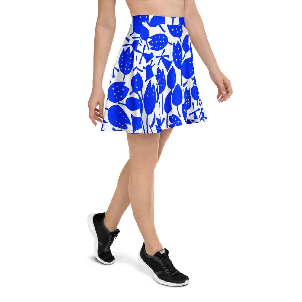 Bluebell Static on Skater Skirt — Right