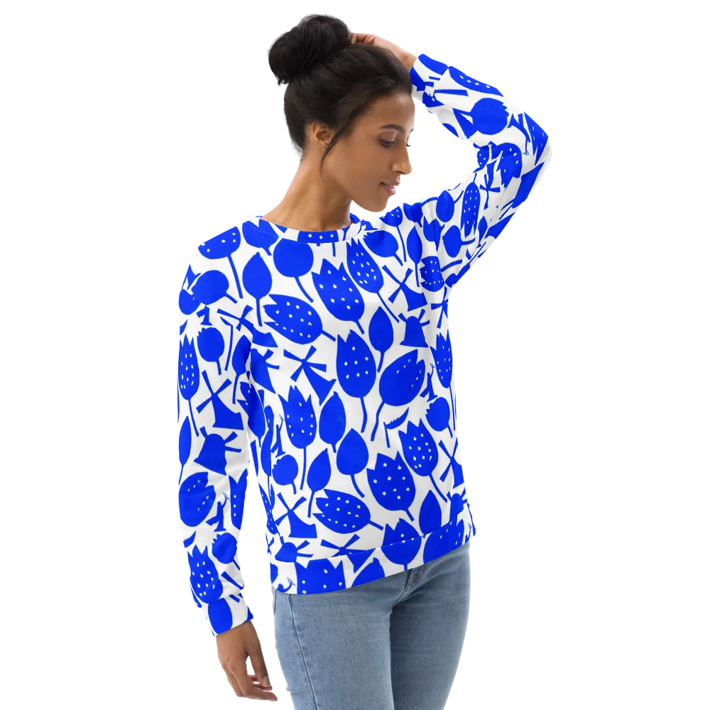 Bluebell Static on Sweatshirt — Right Front