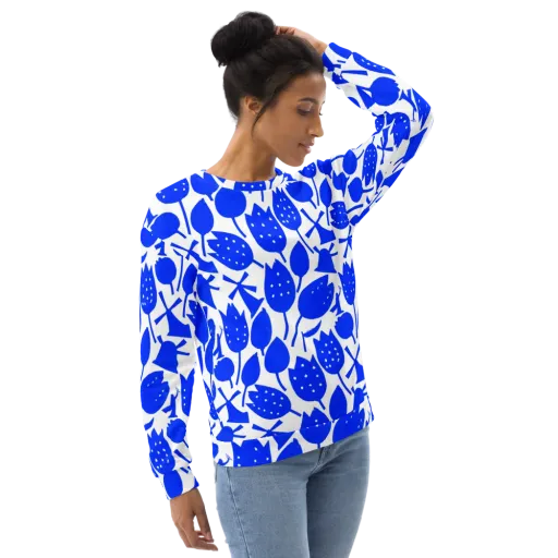Bluebell Static on a Sweatshirt