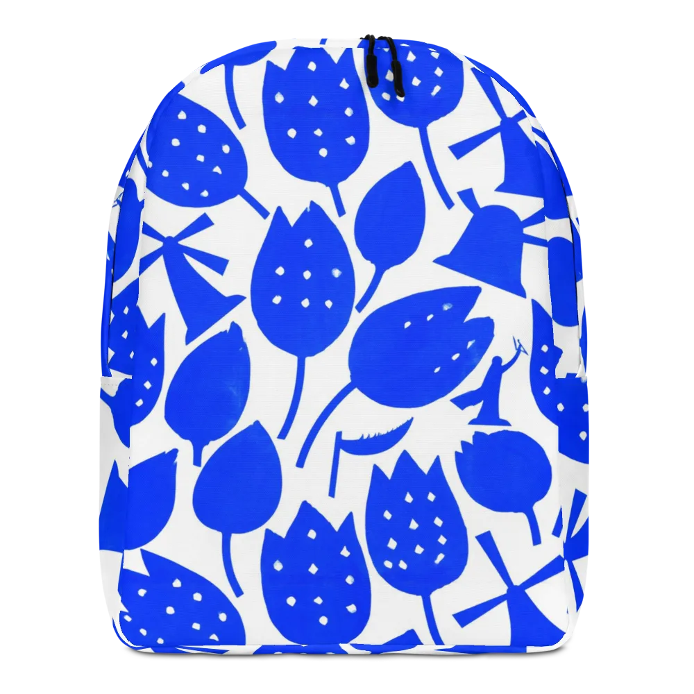 Bluebell Static on Minimalist Backpack — Front